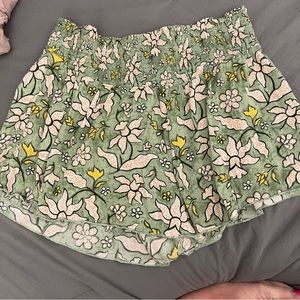 Aerie Real Me Smocked Boho Jungle Short